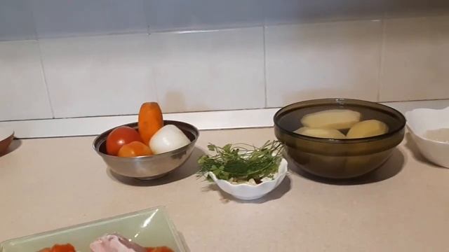 Заряжаюсь энергией в утреннем саду. Готовлю суп харчо. смотреть онлайн