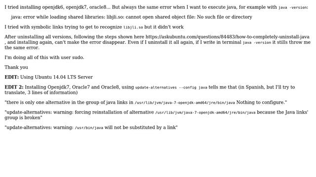 Ubuntu: Java: Error while loading shared libraries: libjli.so (2 Solutions!!) смотреть онлайн