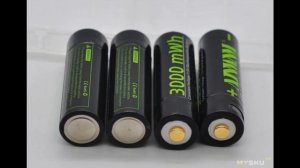 Перезаряжаемые батарейки AJNWNM формата АА  (4 шт. из РФ) | #Обзор