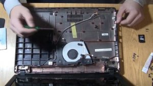 Как разобрать ноутбук ASUS x551m пользователю ( Замена термопасты, замена кулера)