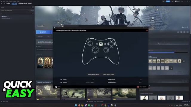 How To Play Nier Automata with Controller on PC (EASY!) смотреть онлайн