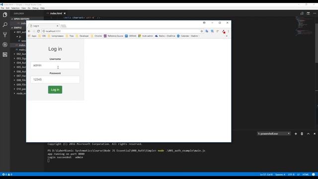 Node.js. Урок 8. Аутентификация и авторизация