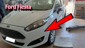 Ford Fiesta Как снять передний бампер Форд Фиеста 2012 - 2019