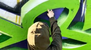 BIG 3D GRAFFITI TAG. Rebel Style 813. 2019