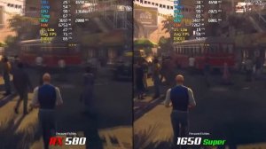 RX 580 vs GTX 1650 Super