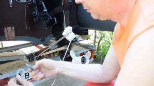 Упор для лодочного мотора.