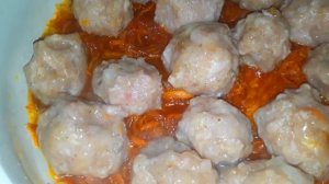 Фрикадельки из куриного филе. Вкусная подливка!