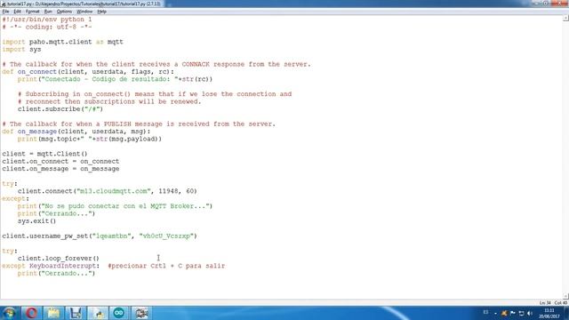 Tutorial #17 ESP8266 (Parte7) – Integrar MQTT con MySQL usando Python (Parte A) смотреть онлайн