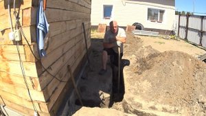 Водоснабжение частного дома и бани Траншея под водопровод