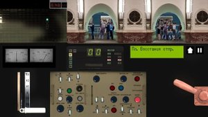 Красная линия до Дачное - метро Санкт-Петербурга на 81-717! Симулятор Ленинградского Метро 2Д.
