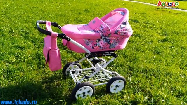 Купить классическую коляску Angelina от А-бренда. Обзор. Надежная. смотреть онлайн