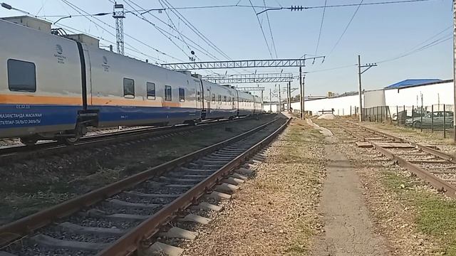 Тальго поезд номер 711 Шымкент НурСултан Нурлы-Жол смотреть онлайн