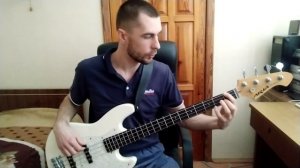 Бас гитара: Шагающий бас. Полушаговый подход. Урок 1