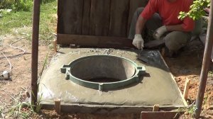 Крышка на колодец. Крыльцо для сарая.