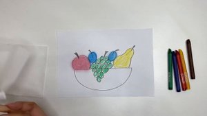 Рисование «Ваза с фруктами»