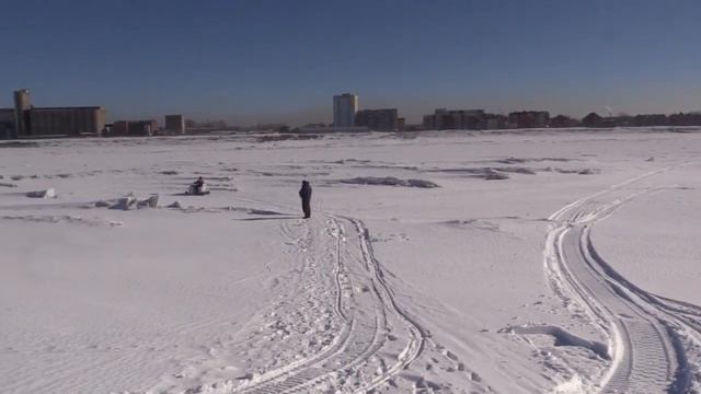 Ледовзрывные работы на Томи 16.03.17 смотреть онлайн