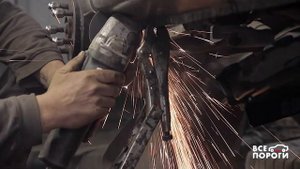 Процесс замены порогов Subaru Outback II. VSEPOROGI