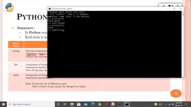 Python data types | Python data types tutorials | Python Online Tutorial | Python for Beginners
