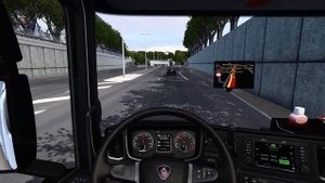 Transporting Potatoes in a Rigid Chassis in Paris 1:1 - ETS2 Gameplay