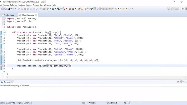 Infosys Java 8 Coding Interview Question Answers | First Round смотреть онлайн