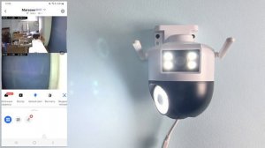 WiFi Камера видеонаблюдения 2Мп Ps-Link PS-WPG20   2 объектива   LED   поворотная