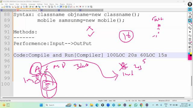 Core Java Methods Session-1 with Simple Explanation ||  Java Tutorials Telugu || Java Online