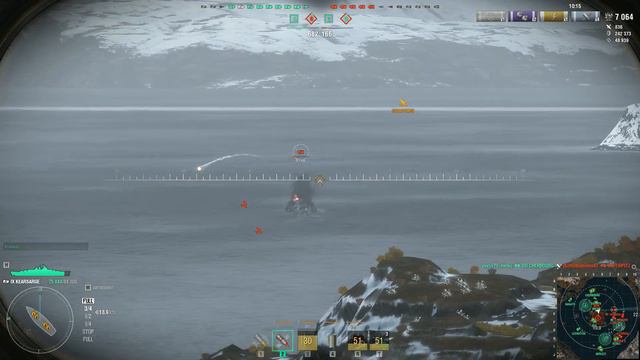 Kearsarge. Американский линкор-гибрид. Корабль нормальный, но чувство что уголь на ветер.... смотреть онлайн