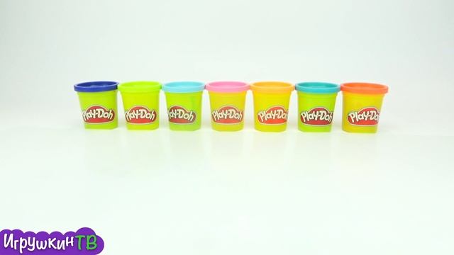 Пластилин плей-до для детей  учимся лепить мороженое смотреть онлайн