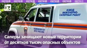 Почти 44 тысячи боеприпасов обезвредили пиротехники МЧС с начала года / Известия