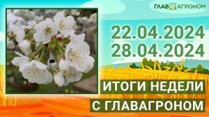 Итоги недели с ГлавАгроном. 22.04.2024 - 28.04.2024