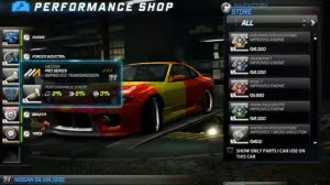 NFS world, MY Silvia, Lotus, M3 PRO tuned