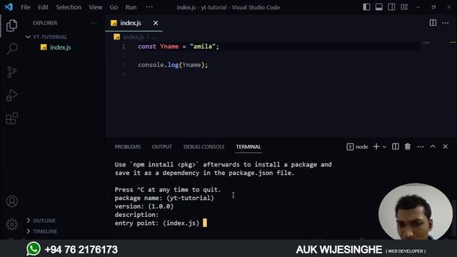 ? NODE JS | COMPLETE TUTORIAL - Part 01 | SINHALA | Path & OS Module | AUK Learning Center