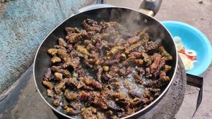 Как готовим гусеницы в Африке, Замбия