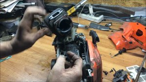 Замена поршневой на бензопиле с  "мощной скидкой"!)