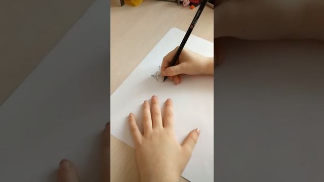 Как нарисовать кота, быстро смотреть онлайн