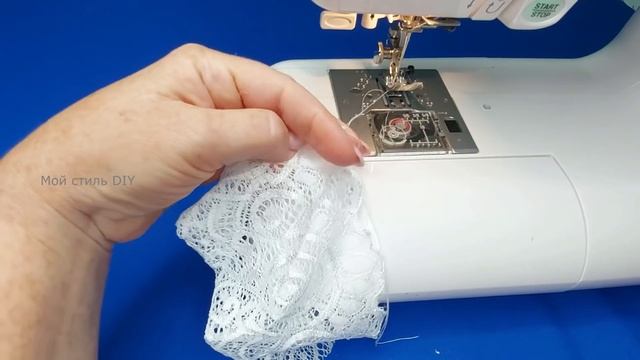 Как сшить следки из кружева за 5 минут