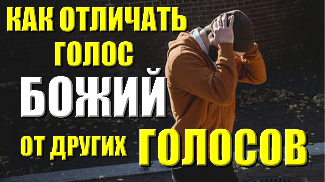 Пример из проповеди | Как отличать голос Божий от других голосов