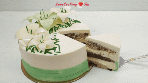 Королевский торт с заварным сметанным кремом + сборка торта | LoveCookingRu