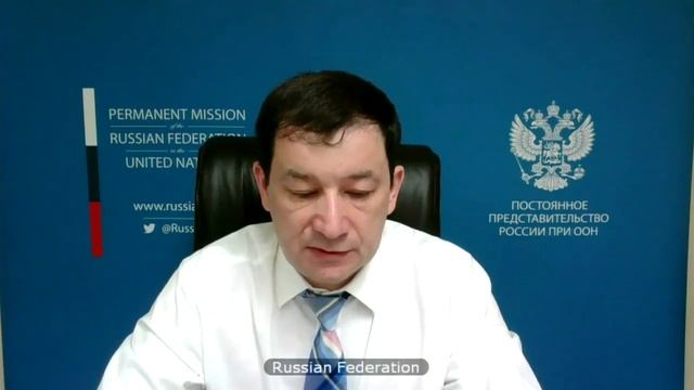Statement by First DPR Dmitry Polyanskiy at an open VTC on the implementation of.mp4