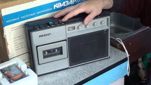 Тестирование  магнитофона Квазар М-303 и диктофона National RQ-69