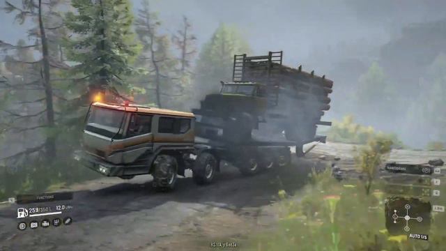 Azov 73210 EXCEEDS THE LOAD OF WOOD - Snowrunner