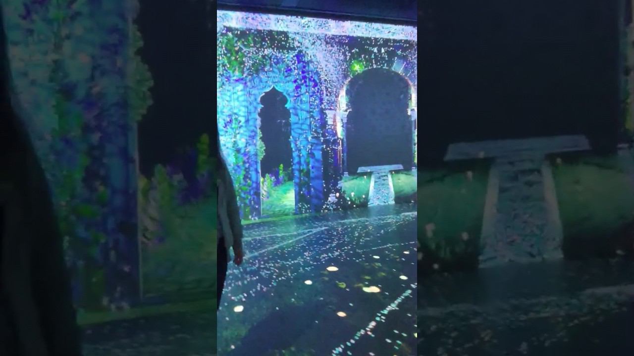 Лазерное шоу в музее Исламских цивилизаций - Стамбул, мечеть Чамлыджа
