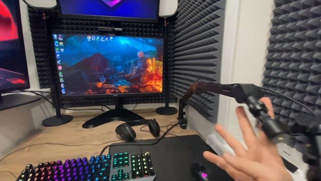 ОБЗОР МОЕЙ СТУДИИ на БАЛКОНЕ / СТРИМЕРСКАЯ ИЗ БАЛКОНА | Рум Тур смотреть онлайн