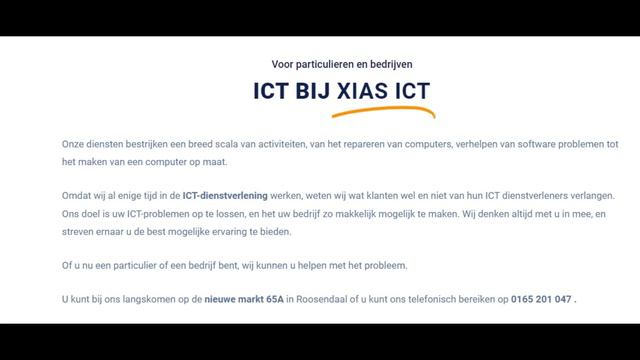 Xias Ict | Xias ICT | Xias.nl смотреть онлайн