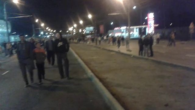 Выход со стадиона. Саранск
