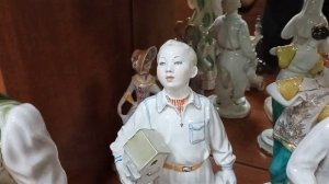 Коллекционные советские фарфоровые статуэтки. Collectible porcelain figurines made in USSR.