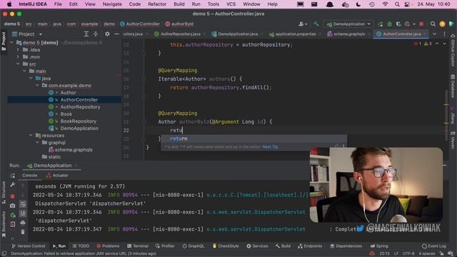 ? Introduction to Spring GraphQL with Spring Boot смотреть онлайн