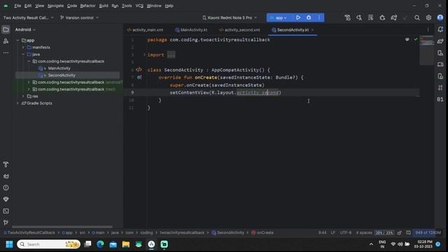 Activity Result Handling Using ActivityResultLauncher | StartActivityForResult Deprecated | Kotlin