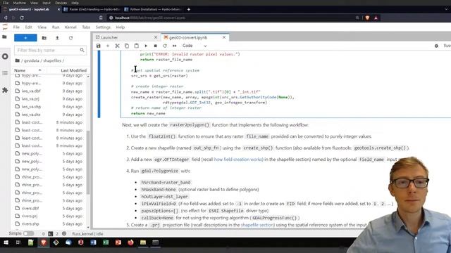 Vectorize (raster to shapefile) & rasterize (shapefile to raster) with Python and GDAL смотреть онлайн