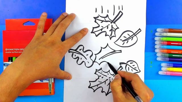 7 Открытка СЮРПРИЗ рисуем сами ОСЕНЬ смотреть онлайн